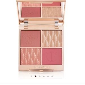 Pillow talk beautifying BLUSH + GLOW  face palette by Charlotte Tilbury
